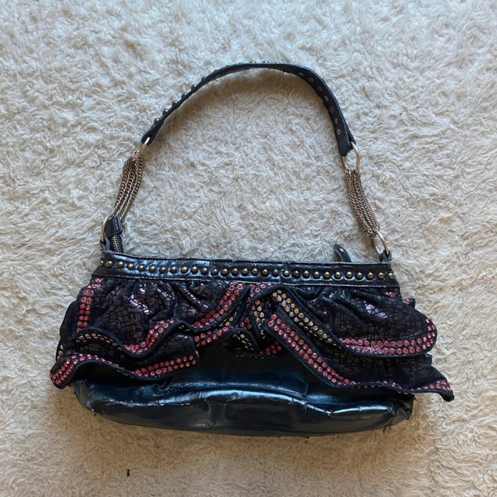 y2k gothic rhinestone purse